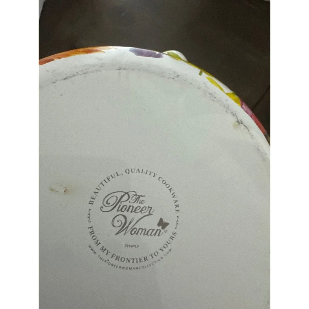The Pioneer Woman Floral Enamel on Steel Tea Kettle Stovetop Pot 2918PLF